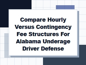 Hourly Versus Contingency Fees for Alabama Underage Defense